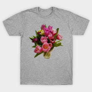 Flowers for Mothers Day Tulips in a Vase T-Shirt